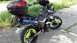 Peda Tek-TEKKEN 250, double exhaust Akrapovic