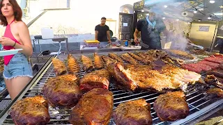 Italy Street Food Events. Grills Overflowing with Ribs, Sausages, Angus, Ćevapčići & more Food