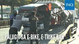 Palugit sa e-trike at e-bike ban, ipinag-utos ni Pres. Bongbong Marcos