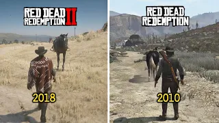 RDR 2 vs RDR 1 - Details Comparison (Part 1)