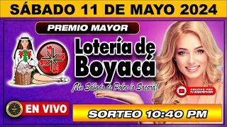 PREMIO MAYOR LOTERIA DE BOYACA del SÁBADO 11 de Mayo 2024 #loteria #loteríadeboyacá