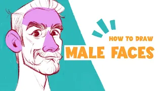 10 tips for drawing male faces. Beginner friendly