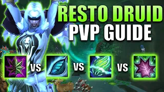 ULTIMATE RESTO DRUID DRAGONFLIGHT GUIDE | RENNAR 3500XP | 10.0.5 WoW PVP ARENA | SOLO SHUFFLE | RBG