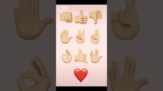 #tiktok #emojichallenge #handchallenge compilation 2020  Wow new handchallenge🍑