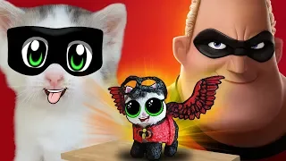 LOL THE INCREDIBLES 2! DOLL LOL CAT BABY and CAT MURKA! INCREDIBLES LOL SURPRISE!