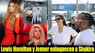 Shakira se volvió loca porque Lewis Hamilton salió con Kendall Jenner al Joyride en el GP de Miami