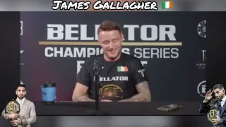 James Gallagher Debate with media member about ilia Topuria being compared to Conor Mcgreger #MMA