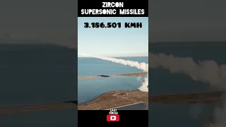 Zircon Supersonic Missiles 3186.501 KMH😱😱|Fasther Anti-ship Missiles Rusia #Short #military #missile