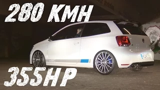 VW Polo R WRC 355HP - 0-280 ACCELERATION Sound Onboard Autobahn | 40 Perform