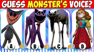 IMPOSSIBLE 🔊 Guess The Voice The Monsters Poppy Playtime Chapter 3 Character + Smiling Critters