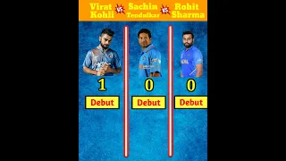 Virat Kohli VS Sachin Tendulkar VS Rohit Sharma ❓ Comparison #viratkohli #sachintendulkar #shorts