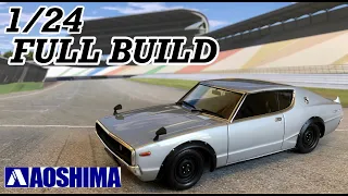 FULL BUILD 製作記 AOSHIMA 1/24 NISSAN SKYLINE 2000GT-R KPGC110