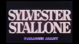 TAVERNA PARADISO - Paradise Alley - Trailer Originale VHS