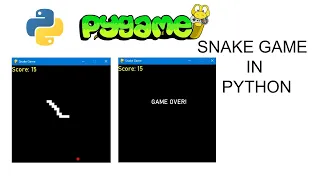 Snake Game in Python Easy Tutorial | PyGame