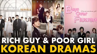 Best Rich Guy Poor Girl Kdramas to Watch | Korean Dramas where Rich Guy falls for Poor Girl #shorts