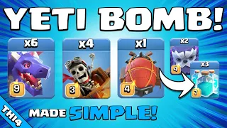 This YETI CLONE BOMB Attack is UNSTOPPABLE!!! TH14 Attack Strategy | Clash of Clans