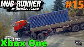 SpinTires Mud Runner: Xbox One Let's Play! Part 15 | DOWNHILL New Map!! Let's GO!