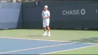 Carlos Moya - US Open 2008 Practice