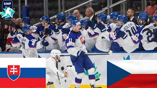 SLOVENSKO VS ČESKO MAJSTROVSTVÁ SVETA V HOKEJI 2022 U20