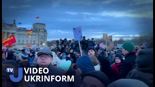 У Берліні відбувся велелюдний  мітинг проти правих