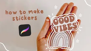 HOW TO MAKE STICKERS PART 2 (WITH PROCREATE!) // DIY stickers with Cricut + Procreate