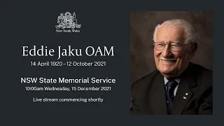 State Memorial for Eddie Jaku OAM