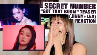 OG KPOP STAN/RETIRED DANCER reacts to Secret Number "Got That Boom" Jinny+Lea Teaser!