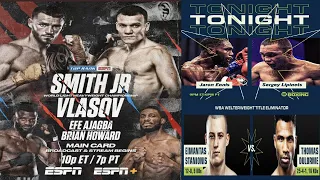 Jaron Ennis VS Sergey Lipinets & Joe Smith Jr vs Maxim Vlasov MOS Commentary