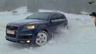 Audi Q7 Quattro vs Dacia Duster Snow Off Road