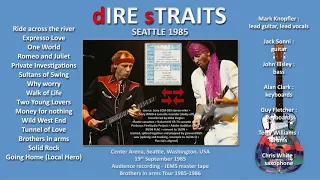 Dire Straits — 1985-SEP-19 — First Night in Seattle [audio only]