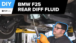 BMW X3 Rear Differential Fluid Replacement Service DIY (2011-2017 BMW X3 F25 xDrive28i, xDrive35i)