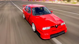 1041 hp Alfa Romeo 155 Q4 (DTM Body kit) - Forza Horizon 5 -  Gameplay (UHD) [4K60FPS]