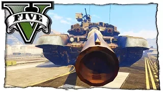 GTA 5 МОДЫ - САМЫЙ БОЛЬШОЙ ТАНК ПРОТИВ ПОЕЗДА