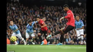 Manchester City 2-1 Manchester United GOALS Rashford Martial  Otamendi REVIEW