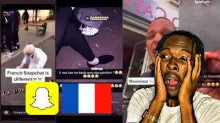 funniest french snaps and videos | AMERICAN REACTS TO FRENCH MEMES