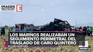 Cae helicóptero que participó en la captura de Caro Quintero