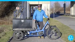 Gleam Escape: Lasten-Dreirad mit extravaganter Neigetechnik im E-Bike-Test