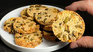 Only 3 ingredients and 5 minutes! No sugar! No flour! Cookies that melt in your mouth!