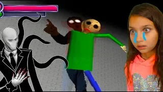 КТО УБИЛ БАЛДИ?! СЛЕНДЕРМЕН? ИГРАЮ за BALDI ЛУЧШИЕ БАЛДИ Baldi's basics In 1000 Rooms Валеришка