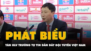 Tân HLV trưởng Kim Sang Sik nói tự tin dẫn dắt đội tuyển Việt Nam