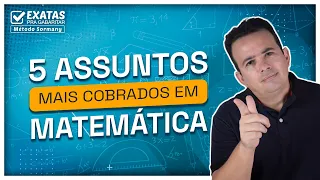 GABARITE MATEMÁTICA NOS CONCURSOS | 5 Assuntos Mais Cobrados em Qualquer Prova de Matemática