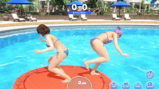 DOAXVV - Butt Battle practice with Tsukushi and Ayane