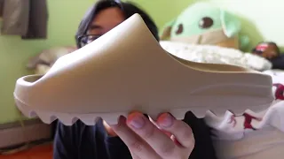 Yeezy Slides Pure From DHGate! | Review + On Foot