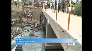 www.guineesud.com - Beyla-Guinée : un pont réalisé à Souroula