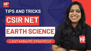 Last-Minute Strategy to Crack CSIR NET Earth Science Exam | Expert Tips & Tricks