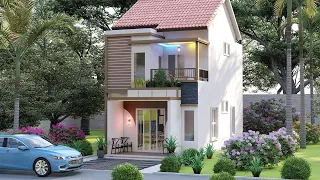 Adorable 2 Storey House -3 BEDROOM House, Beautiful Small House 5x12 Meters - Small House Low Budget