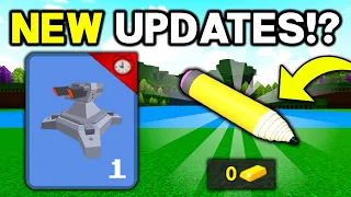 NEW UPDATES FIRST LOOK!? in Build a boat for Treasure ROBLOX