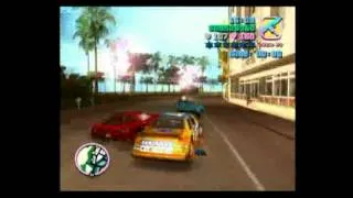 GTA Vice City Street Race 02 Ocean Drive. Gameplay Commentary