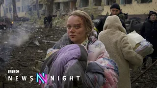 'My picture was used to spread lies about the war' - BBC Newsnight