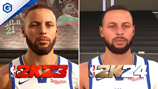 NBA 2K24 vs 2K23 (Before vs After) Face Scan/Hairstyles/Beards Comparison (PS5) [4K UHD]